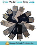 Mısırlı 61052 Erkek Modal Tencel Desenli Soket Çorap