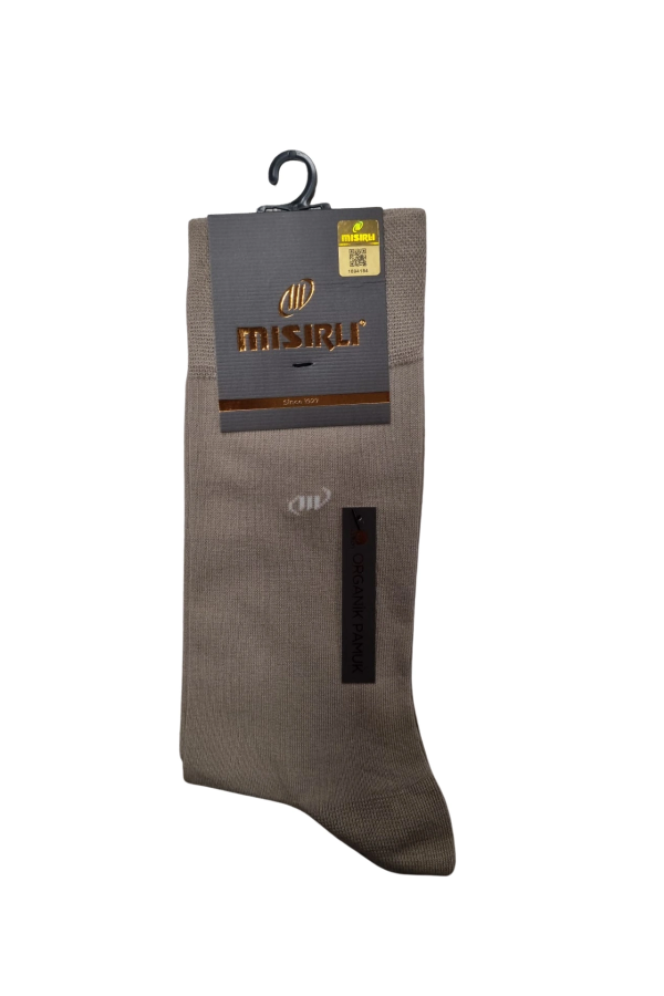 Mısırlı 60070 Erkek Organik Pamuk Soket Çorap