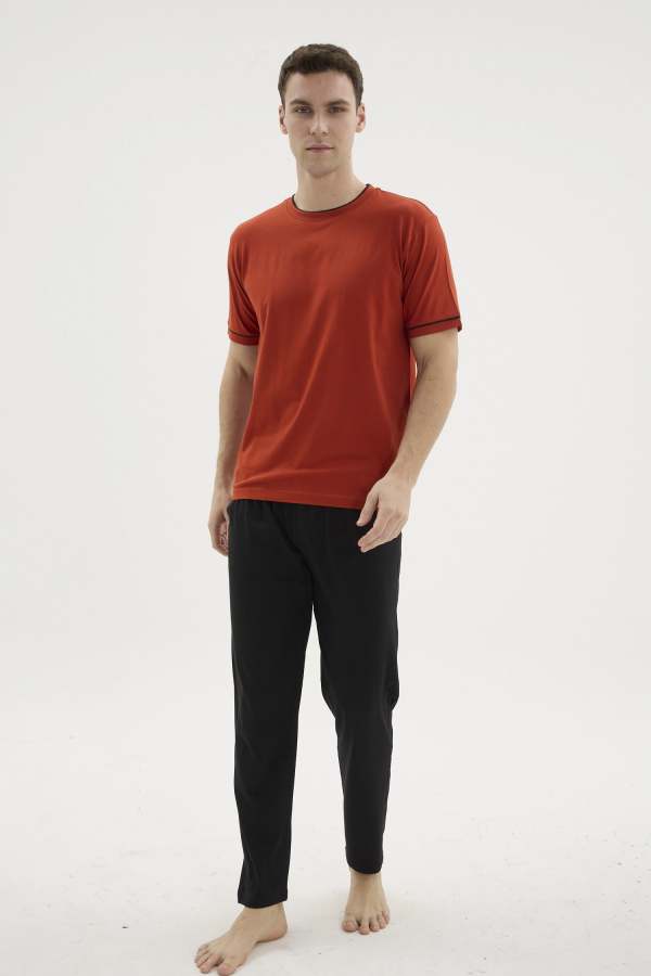 Kocabey KKT-26156 Erkek O Yaka Pijama Takımı