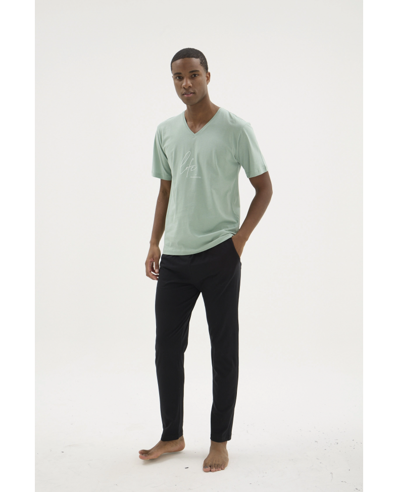 Kocabey KKT-26152 Erkek V Yaka Pijama Takımı