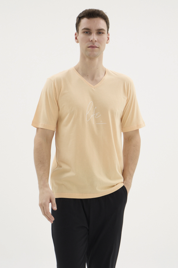 Kocabey KKT-26152 Erkek V Yaka Pijama Takımı