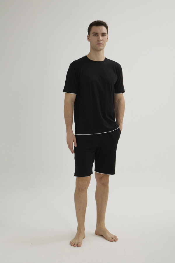 Kocabey 9605 Erkek O Yaka Biyeli 3'lü Takım