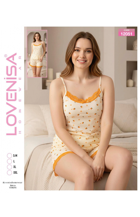 Lovenisa 12051 Kadın Şortlu Takım