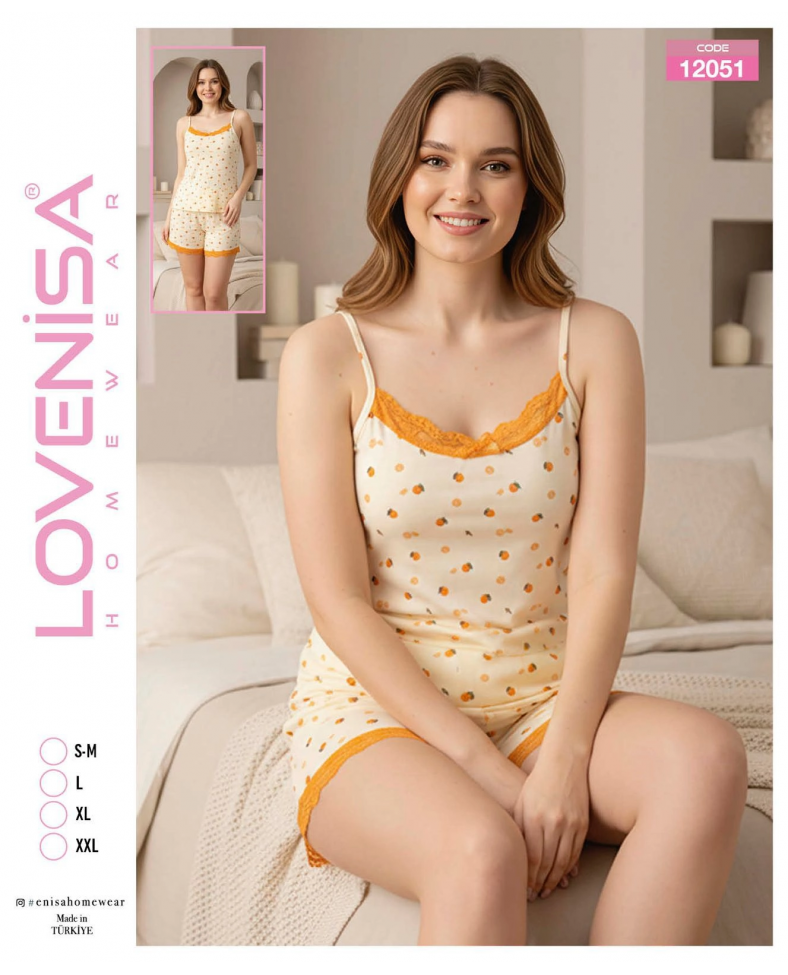 Lovenisa 12051 Kadın Şortlu Takım