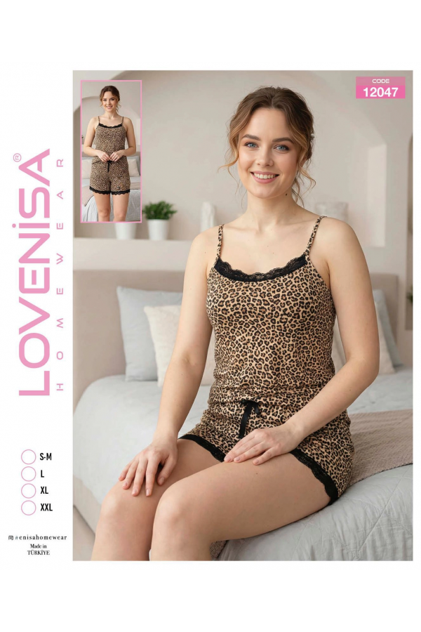 Lovenisa 12047 Kadın Şortlu Takım