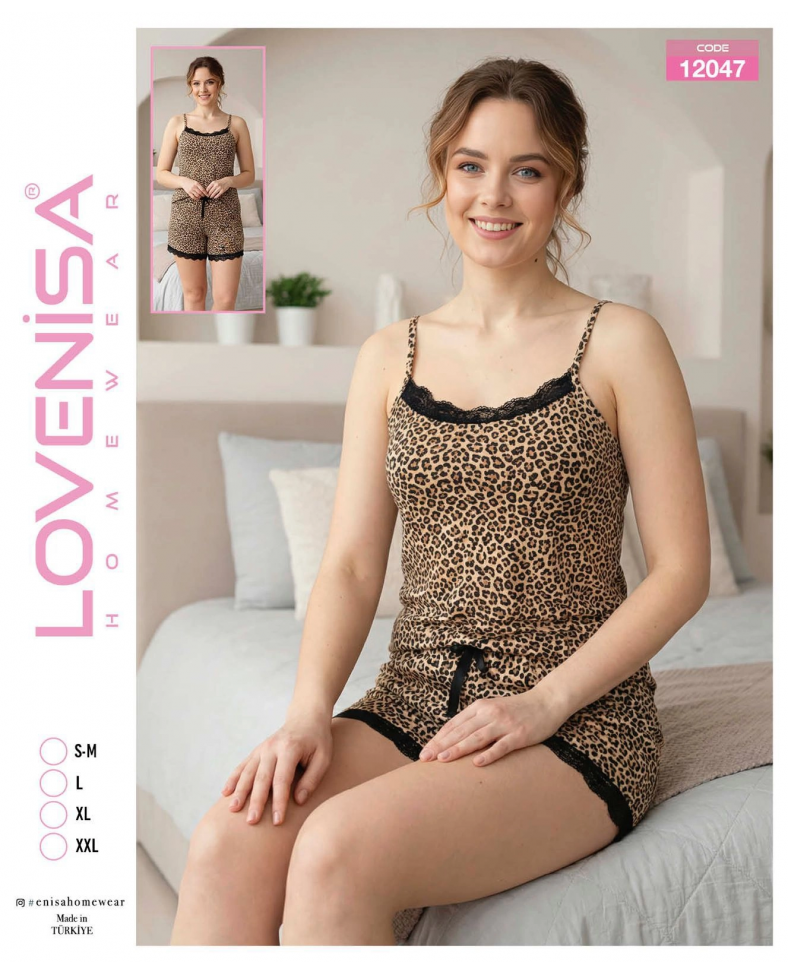 Lovenisa 12047 Kadın Şortlu Takım