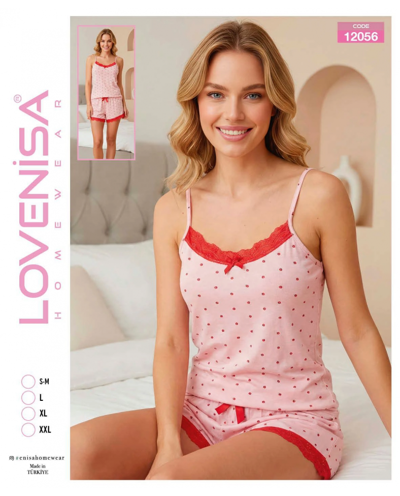 Lovenisa 12056 Kadın Şortlu Takım