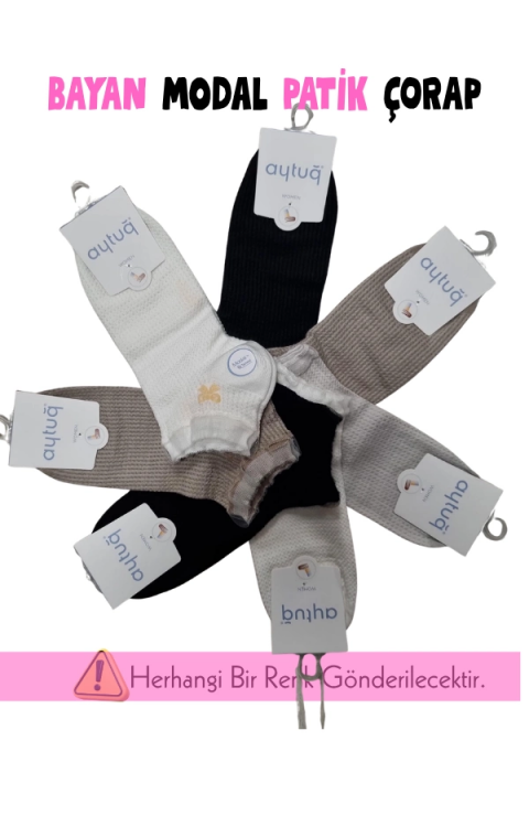 Aytuğ 34221 Kadın Modal Patik Çorap