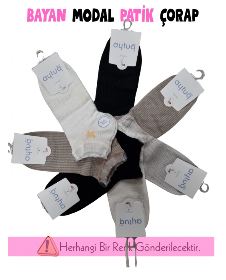 Aytuğ 34221 Kadın Modal Patik Çorap