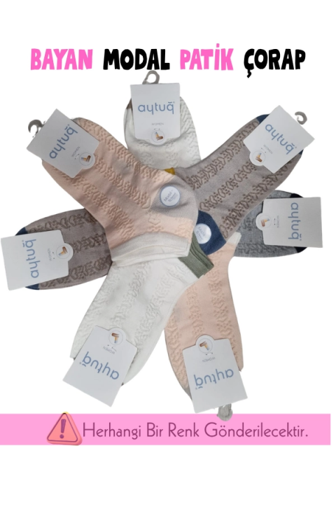 Aytuğ 33278 Kadın Modal Patik Çorap