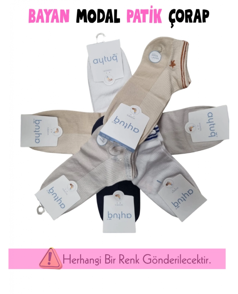 Aytuğ 33285 Kadın Modal Patik Çorap
