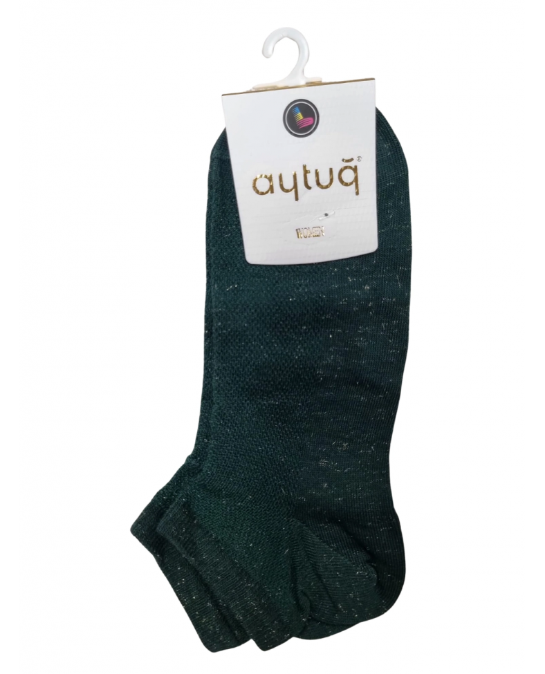 Aytuğ 39204 Kadın Simli Pamuklu Patik Çorap