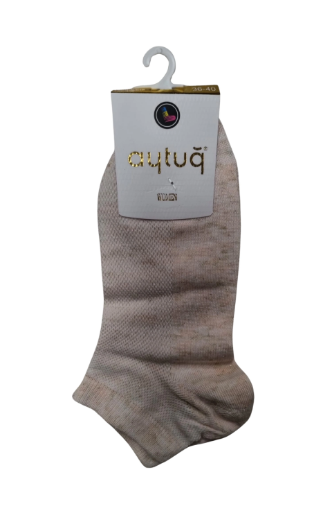 Aytuğ 39204 Kadın Simli Pamuklu Patik Çorap