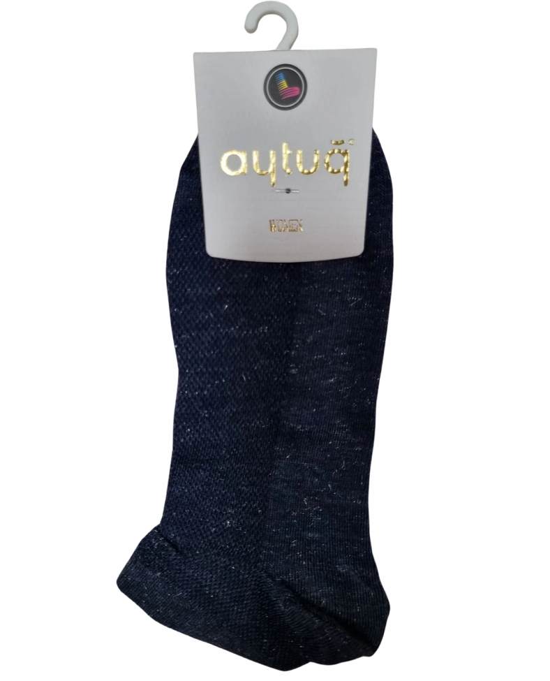 Aytuğ 39204 Kadın Simli Pamuklu Patik Çorap