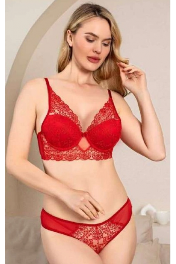 Nurteks 4358 Sütyen Külot Takım