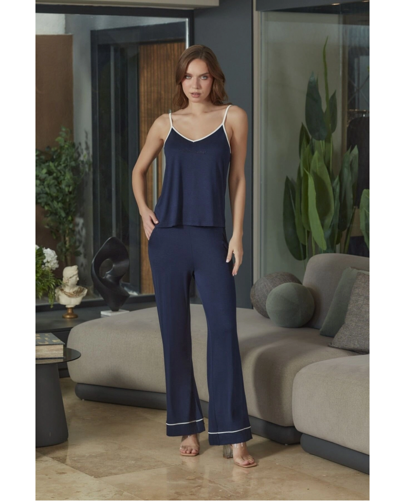 Aqua 26577 Kadın İp Askılı  Pijama Takım