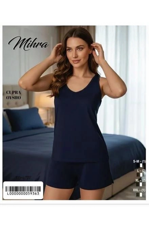 Mihra 20101 Kadın Oysho Askılı Şortlu Takım