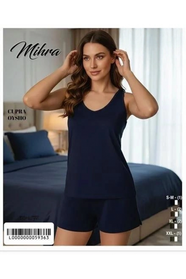 Mihra 20101 Kadın Oysho Askılı Şortlu Takım