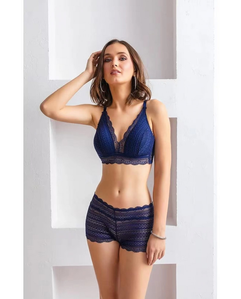 Gallipoli 31813 Bralet Sütyen Ve Boxer Takım