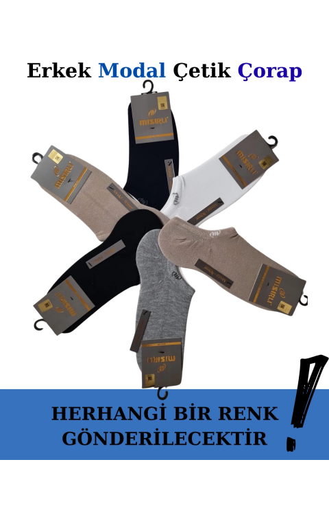 Mısırlı 61357 Erkek Modal Çetik Çorap