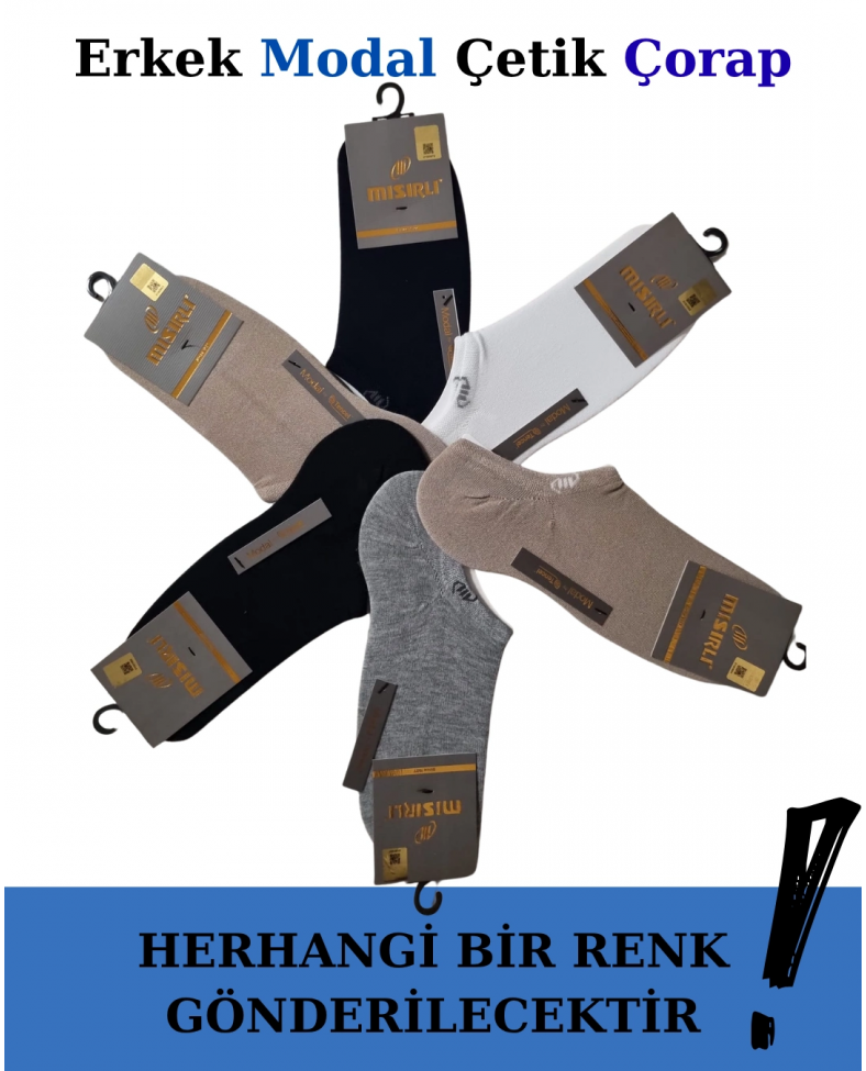Mısırlı 61357 Erkek Modal Çetik Çorap