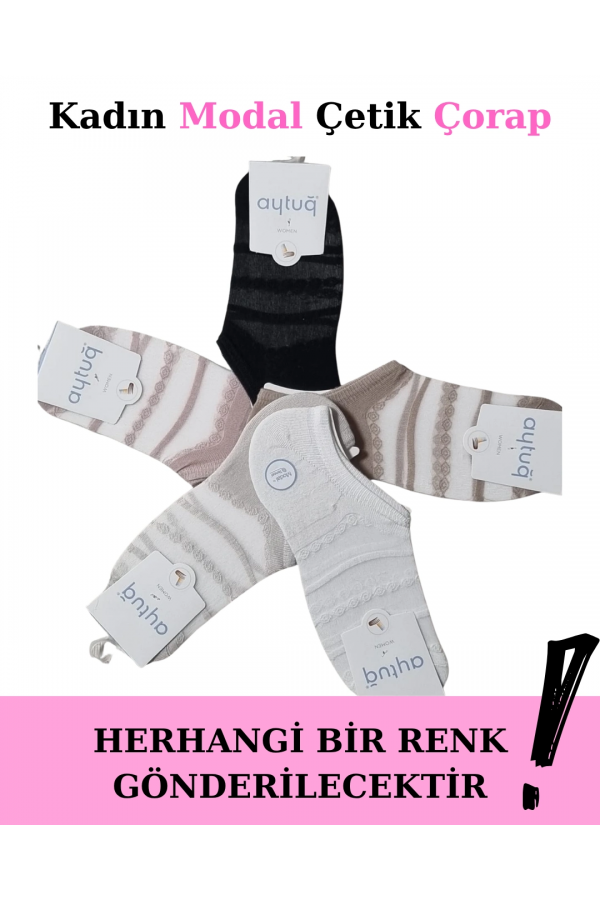 Aytuğ 33360 Kadın Modal Çetik Çorap