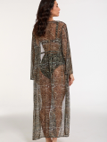 Argento 2106-3026 Kadın Önü Açık Uzun Kaftan