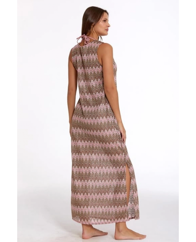 Argento 2100-3059 Kadın Triko Kolsuz Kaftan