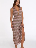 Argento 2100-3059 Kadın Triko Kolsuz Kaftan