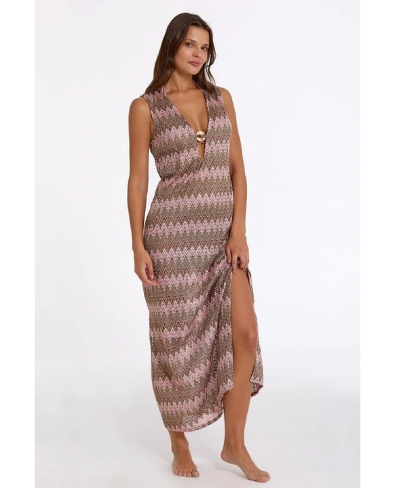 Argento 2100-3059 Kadın Triko Kolsuz Kaftan