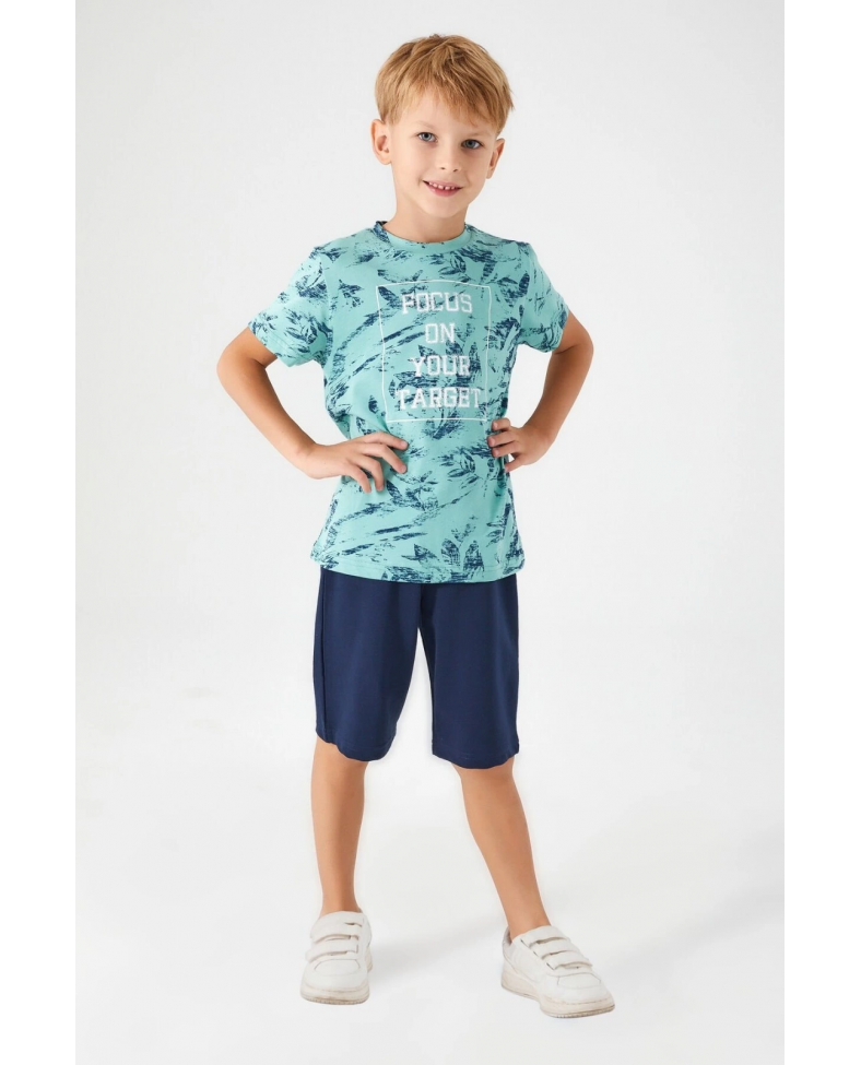 Arnetta 2566-2 Erkek Çocuk Kısa Kol Kapri Takım