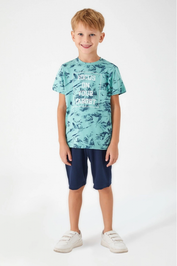 Arnetta 2566-2 Erkek Çocuk Kısa Kol Kapri Takım