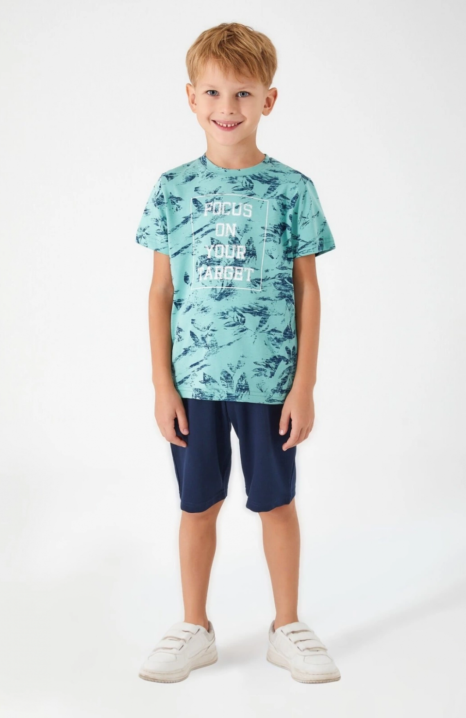 Arnetta 2566-2 Erkek Çocuk Kısa Kol Kapri Takım