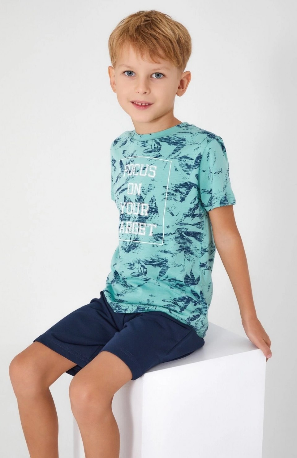 Arnetta 2566-2 Erkek Çocuk Kısa Kol Kapri Takım