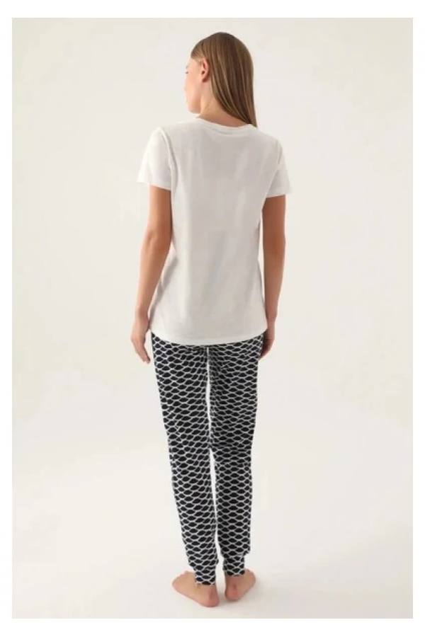 Arnetta 2871-S  Kadın Kısa Kol Pijama Takımı