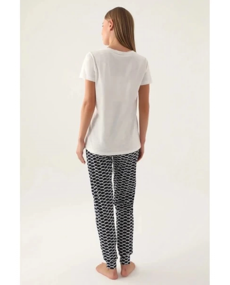 Arnetta 2871-S  Kadın Kısa Kol Pijama Takımı