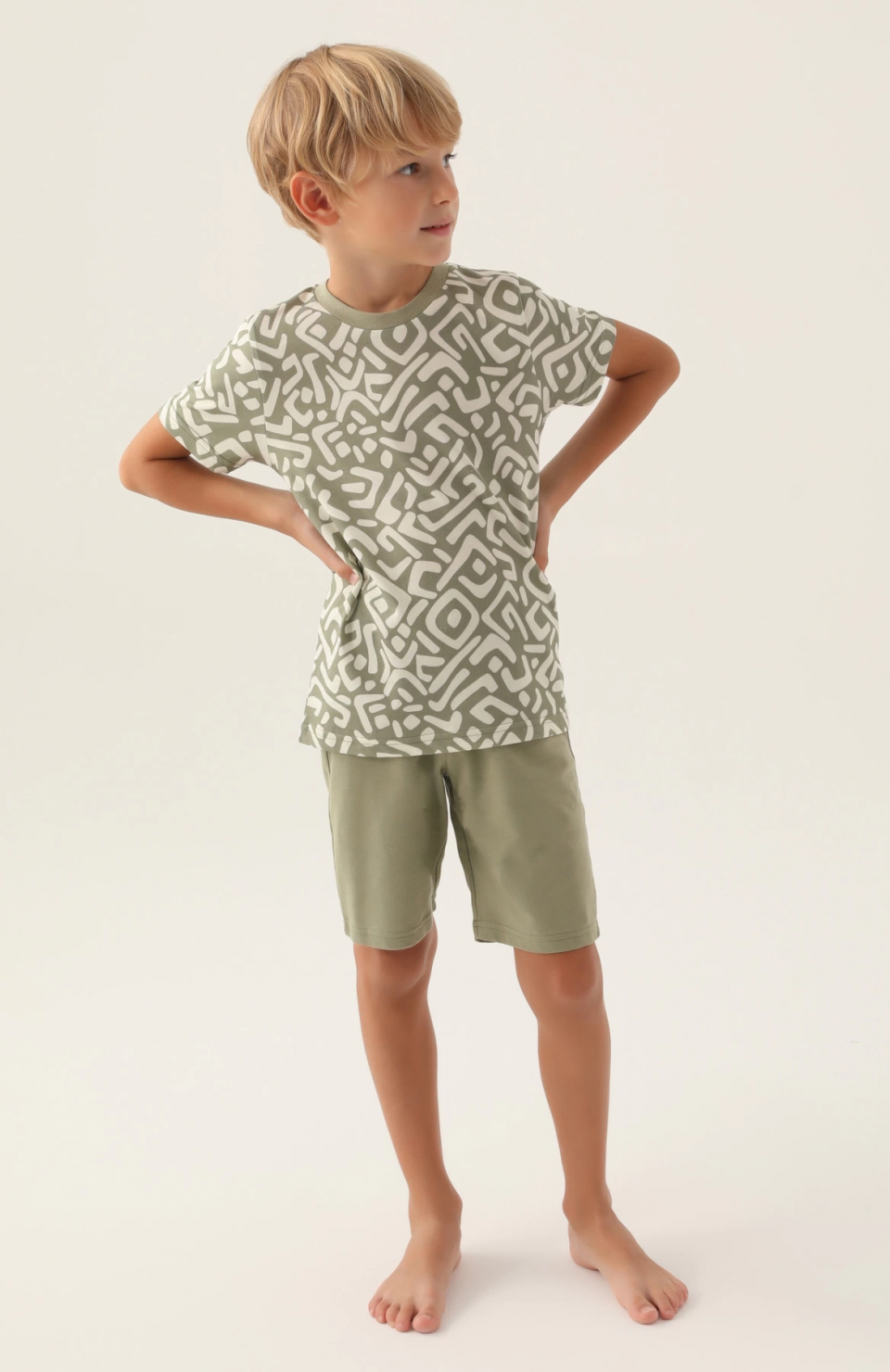 Arnetta 2980-2 Erkek Çocuk Kapri Takımı