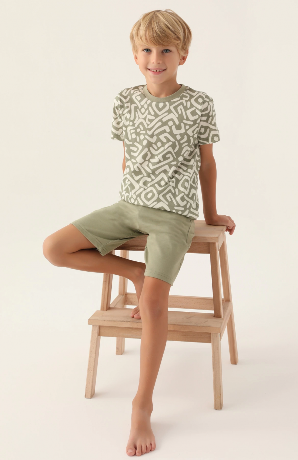 Arnetta 2980-2 Erkek Çocuk Kapri Takımı