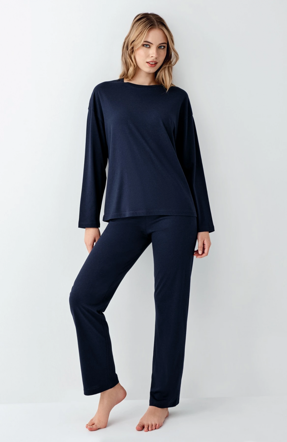 Arnetta 3407-S Kadın Uzun Kol Pijama Takım