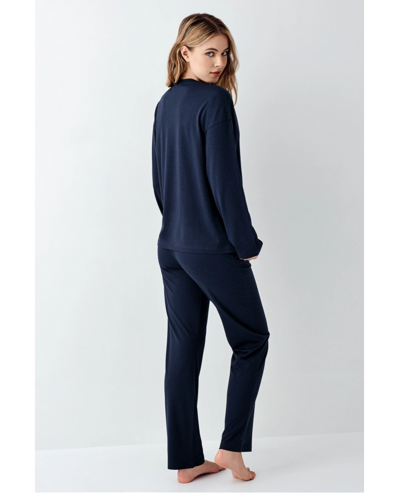 Arnetta 3407-S Kadın Uzun Kol Pijama Takım