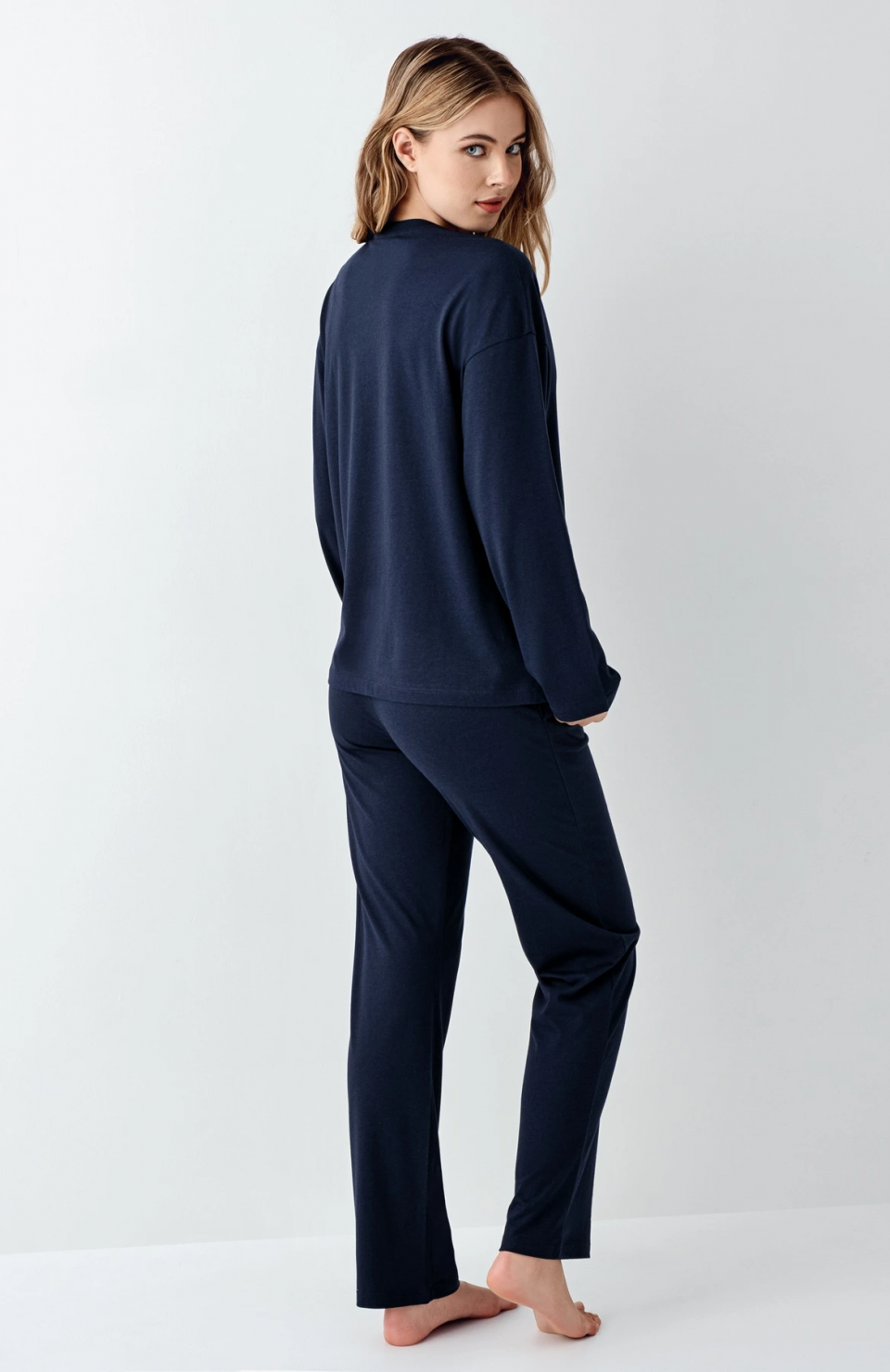 Arnetta 3407-S Kadın Uzun Kol Pijama Takım