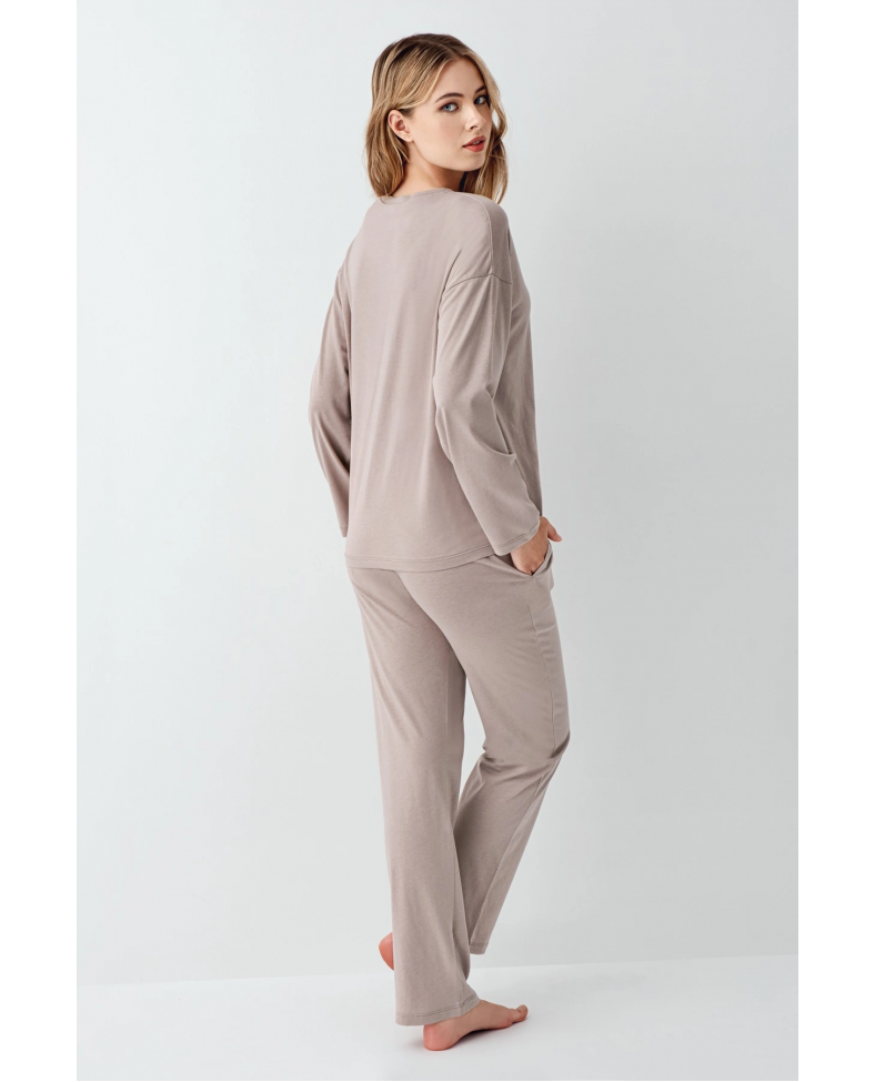 Arnetta 3407-S Kadın Uzun Kol Pijama Takım