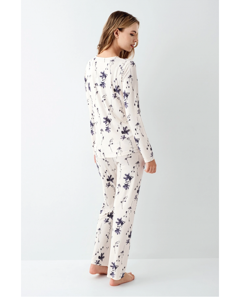 Arnetta 3410-S Kadın Uzun Kol Pijama Takım