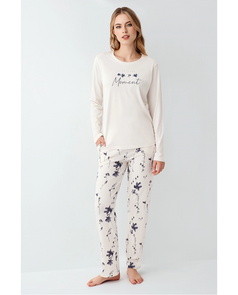 Arnetta 3411-S Kadın Uzun Kol Pijama Takım