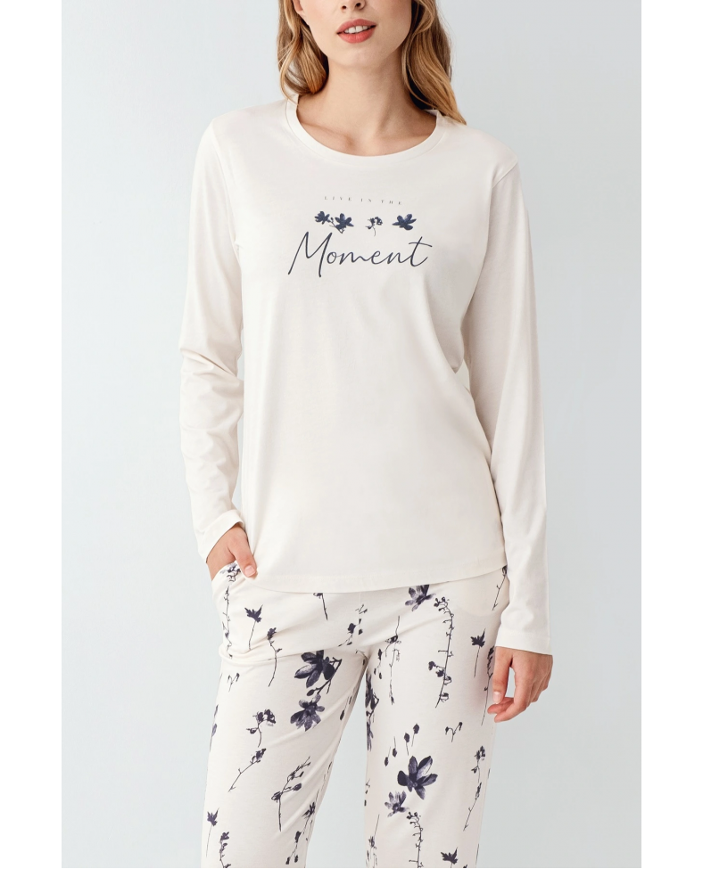 Arnetta 3411-S Kadın Uzun Kol Pijama Takım