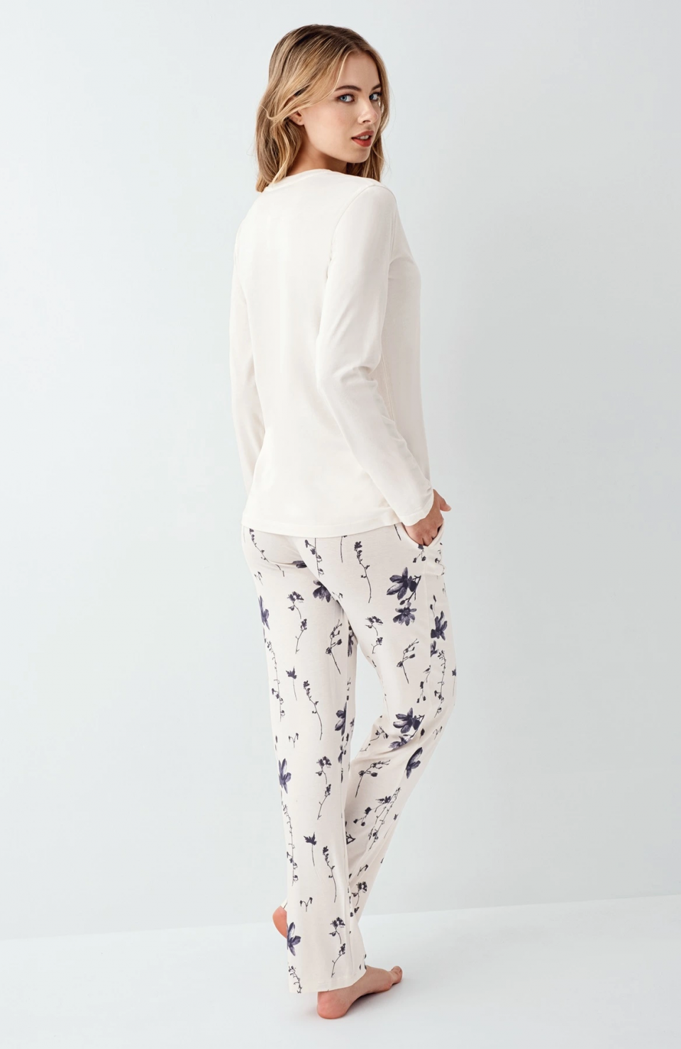 Arnetta 3411-S Kadın Uzun Kol Pijama Takım