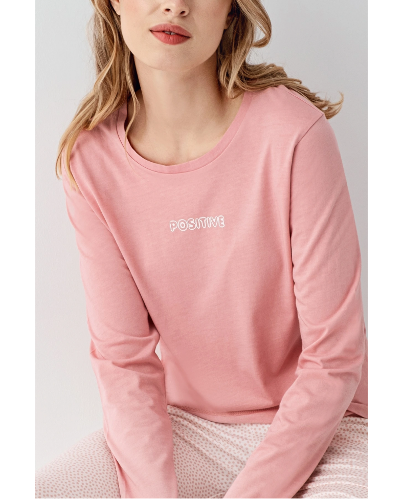 Arnetta 3417-X Kadın Battal Uzun Kol Pijama Takım