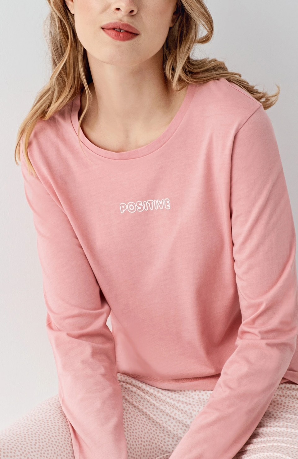 Arnetta 3417-X Kadın Battal Uzun Kol Pijama Takım