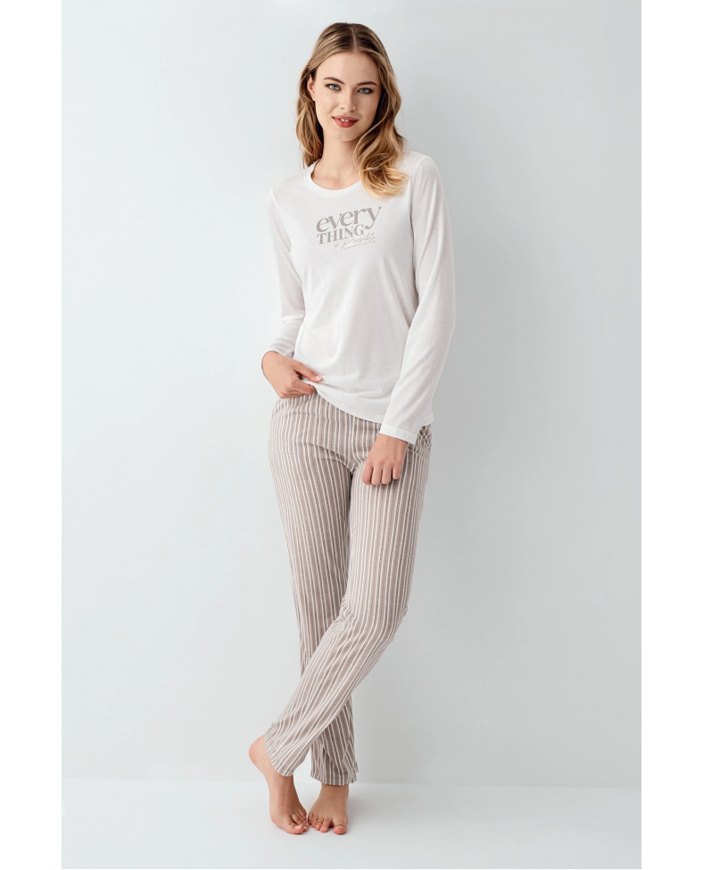 Arnetta 3424-S Kadın Uzun Kol Pijama Takım