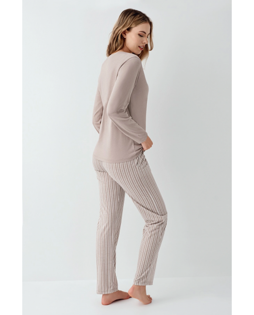 Arnetta 3424-S Kadın Uzun Kol Pijama Takım